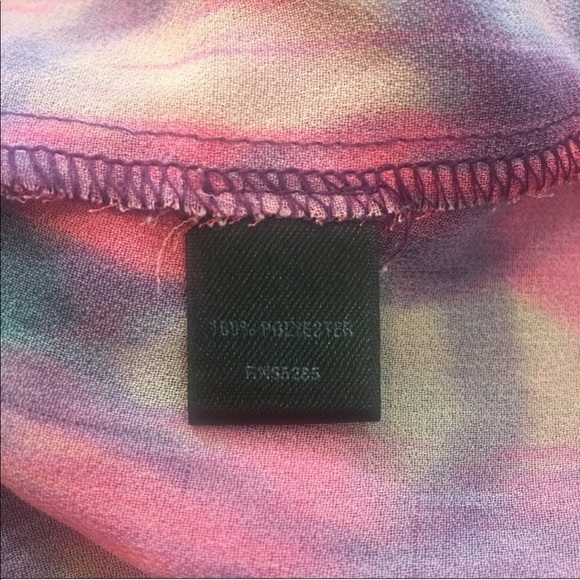 SOLD Medium Express Floral Sheer Sleeveless Blouse - Picture 3 of 8